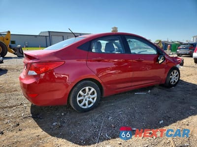 Trzecie zdjęcie samochodu z tyłu: 2012 HYUNDAI ACCENT GLS VIN:KMHCT4AE0CU100744 - miniatura