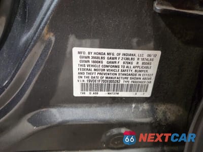 Zdjęcie 12 z 12 samochodu: 2013 ACURA ILX 20 TECH VIN:19VDE1F70DE005282 - miniatura