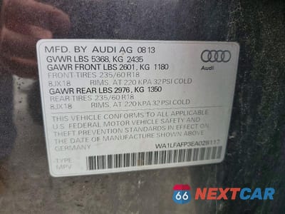 Zdjęcie 13 z 13 samochodu: 2014 AUDI Q5 PREMIUM PLUS VIN:WA1LFAFP3EA028117 - miniatura