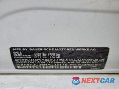 Zdjęcie 12 z 12 samochodu: 2017 BMW 330 XI VIN:WBA8K3C38HA023176 - miniatura
