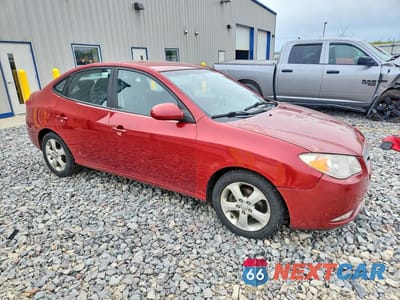 Czwarte zdjęcie samochodu z boku: 2008 HYUNDAI ELANTRA GLS VIN:KMHDU46DX8U534291 - miniatura