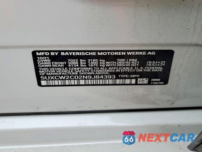 Zdjęcie 13 z 13 samochodu: 2022 BMW X7 XDRIVE40I VIN:5UXCW2C02N9J84393 - miniatura