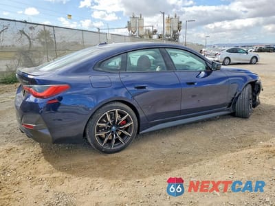 Trzecie zdjęcie samochodu z tyłu: 2023 BMW I4 EDRIVE 40 VIN:WBY73AW03PFN46137 - miniatura