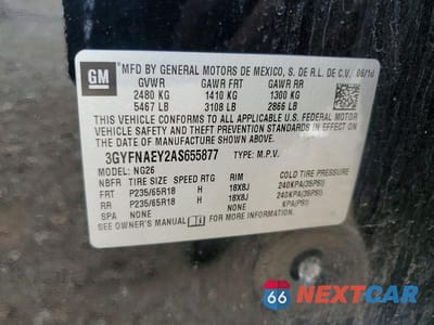 Zdjęcie 13 z 13 samochodu: 2010 CADILLAC SRX LUXURY COLLECTION VIN:3GYFNAEY2AS655877 - miniatura