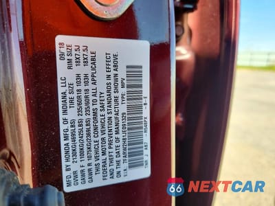 Zdjęcie 13 z 13 samochodu: 2018 HONDA CR-V EXL VIN:7FARW2H81JE091329 - miniatura