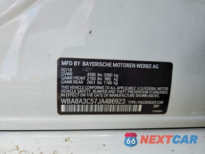 Zdjęcie 12 z 12 samochodu: 2018 BMW 320 XI VIN:WBA8A3C57JA486923 - miniatura
