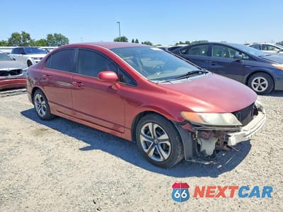 Czwarte zdjęcie samochodu z boku: 2006 HONDA CIVIC LX VIN:JHMFA16506S008580 - miniatura
