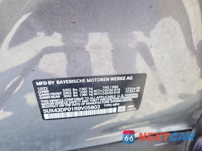 Zdjęcie 13 z 13 samochodu: 2024 BMW X3 SDRIVE30I VIN:5UX43DP01R9V05803 - miniatura
