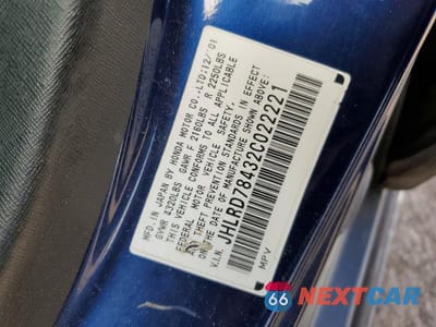 Zdjęcie 13 z 13 samochodu: 2002 HONDA CR-V VIN:JHLRD78432C022221 - miniatura