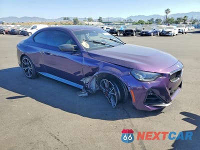 Czwarte zdjęcie samochodu z boku: 2024 BMW M240XI VIN:3MW53CM01R8E55996 - miniatura