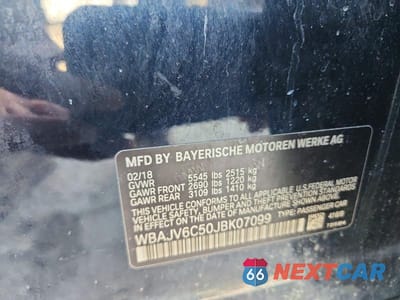 Zdjęcie 12 z 12 samochodu: 2018 BMW 640 XIGT VIN:WBAJV6C50JBK07099 - miniatura