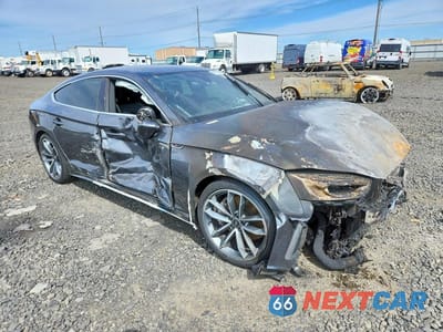 Czwarte zdjęcie samochodu z boku: 2021 AUDI A5 PREMIUM PLUS 45 VIN:WAUFACF56MA047865 - miniatura