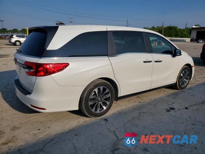 Trzecie zdjęcie samochodu z tyłu: 2022 HONDA ODYSSEY EXL VIN:5FNRL6H78NB044548 - miniatura