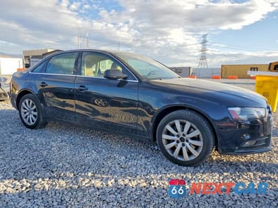 Czwarte zdjęcie samochodu z boku: 2013 AUDI A4 PREMIUM VIN:WAUAFAFL1DN018748 - miniatura
