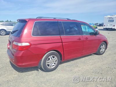Trzecie zdjęcie samochodu z tyłu: 2005 HONDA ODYSSEY EXL VIN:5FNRL38735B076922 - miniatura