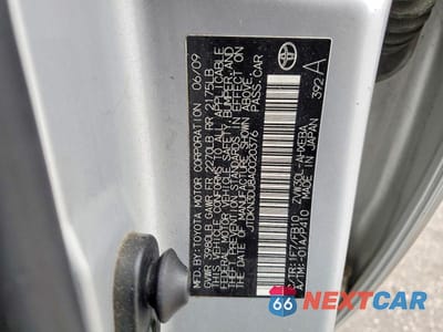 Zdjęcie 12 z 12 samochodu: 2010 TOYOTA PRIUS III VIN:JTDKN3DU8A0020376 - miniatura