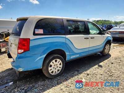 Trzecie zdjęcie samochodu z tyłu: 2019 DODGE GRAND CARAVAN SE VIN:2C7WDGBG6KR798856 - miniatura