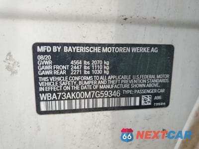 Zdjęcie 12 z 12 samochodu: 2021 BMW 228XI VIN:WBA73AK00M7G59346 - miniatura