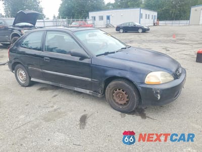 Czwarte zdjęcie samochodu z boku: 1996 HONDA CIVIC DX VIN:2HGEJ6441TH114576 - miniatura