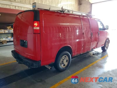 Trzecie zdjęcie samochodu z tyłu: 2013 CHEVROLET EXPRESS G2500 VIN:1GCWGGCA8D1122494 - miniatura