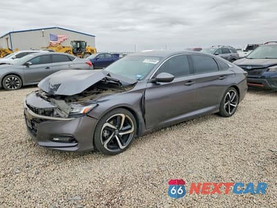 2019 HONDA ACCORD SPORT 1HGCV1E30KA081121 - główne zdjęcie licytacji z USA - miniatura