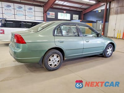 Trzecie zdjęcie samochodu z tyłu: 2003 HONDA CIVIC LX VIN:2HGES16513H567327 - miniatura