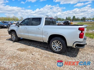 Drugie zdjęcie samochodu z przodu: 2021 CHEVROLET SILVERADO K1500 LT VIN:3GCUYDET9MG178558 - miniatura