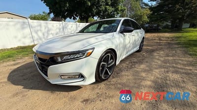 Drugie zdjęcie samochodu z przodu: 2018 HONDA ACCORD SPORT VIN:1HGCV1F32JA095311 - miniatura