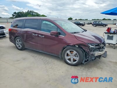 Czwarte zdjęcie samochodu z boku: 2020 HONDA ODYSSEY EX VIN:5FNRL6H56LB057195 - miniatura