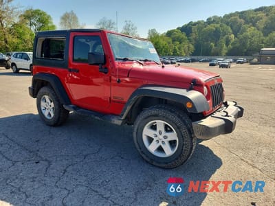Czwarte zdjęcie samochodu z boku: 2017 JEEP WRANGLER SPORT VIN:1C4AJWAG9HL740012 - miniatura