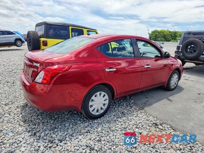 Trzecie zdjęcie samochodu z tyłu: 2012 NISSAN VERSA 1.6 S VIN:3N1CN7AP8CL857146 - miniatura