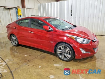 Czwarte zdjęcie samochodu z boku: 2015 HYUNDAI ELANTRA LIMITED VIN:5NPDH4AE1FH551576 - miniatura