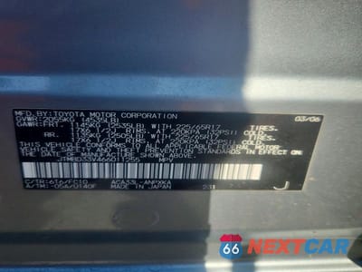 Zdjęcie 12 z 12 samochodu: 2006 TOYOTA RAV4 BASE VIN:JTMBD33V466011255 - miniatura