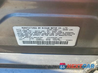 Zdjęcie 12 z 12 samochodu: 2008 INFINITI G35 BASE VIN:JNKBV61E18M226784 - miniatura