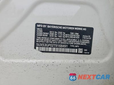 Zdjęcie 12 z 12 samochodu: 2026 BMW X3 30 XDRIVE VIN:5UX53GP02T9168491 - miniatura