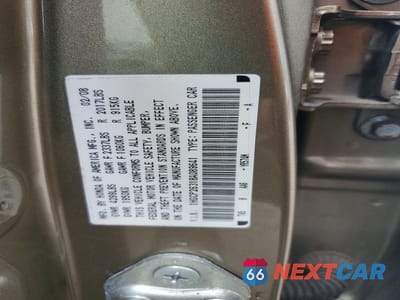 Zdjęcie 12 z 12 samochodu: 2008 HONDA ACCORD LX VIN:1HGCP26318A089641 - miniatura