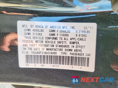 Zdjęcie 12 z 12 samochodu: 2011 ACURA TL VIN:19UUA8F51BA008896 - miniatura