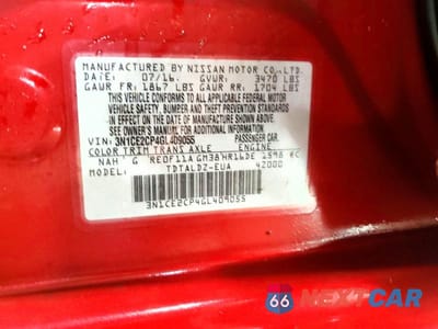 Zdjęcie 12 z 12 samochodu: 2016 NISSAN VERSA NOTE SV VIN:3N1CE2CP4GL409055 - miniatura