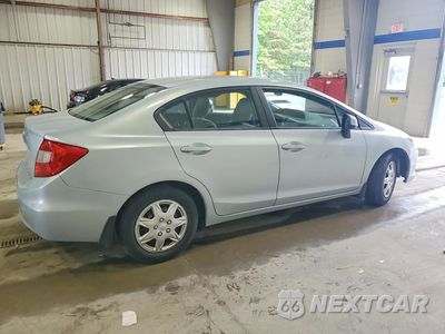 Trzecie zdjęcie samochodu z tyłu: 2012 HONDA CIVIC LX VIN:2HGFB2F54CH577974 - miniatura