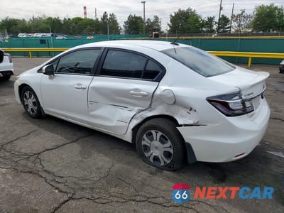 Drugie zdjęcie samochodu z przodu: 2014 HONDA CIVIC HYBRID L VIN:19XFB4F31EE001332 - miniatura