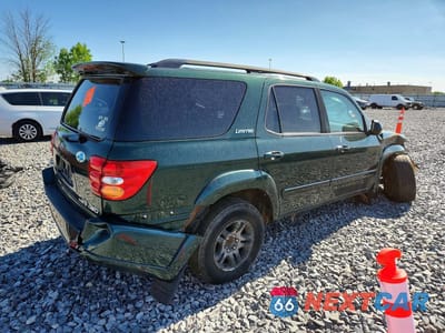 Trzecie zdjęcie samochodu z tyłu: 2003 TOYOTA SEQUOIA LIMITED VIN:5TDBT48A13S195239 - miniatura