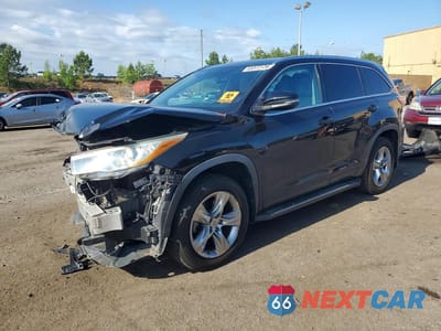 2014 TOYOTA HIGHLANDER LIMITED 5TDYKRFH9ES019309 - główne zdjęcie licytacji z USA - miniatura