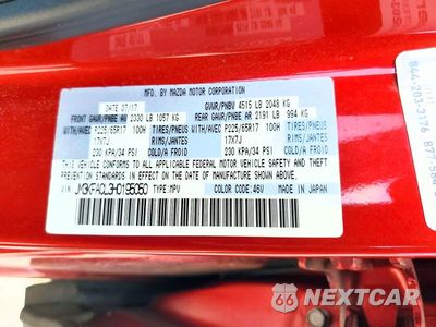 Zdjęcie 14 z 14 samochodu: 2017 MAZDA CX-5 TOURING VIN:JM3KFACL3H0195050 - miniatura
