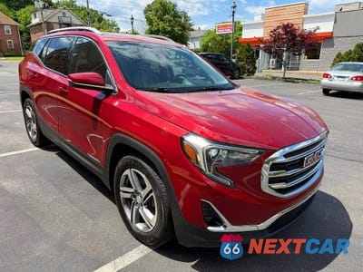 Czwarte zdjęcie samochodu z boku: 2019 GMC TERRAIN SLT VIN:3GKALPEVXKL348908 - miniatura