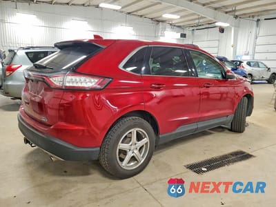 Trzecie zdjęcie samochodu z tyłu: 2015 FORD EDGE SEL VIN:2FMTK4J90FBB73774 - miniatura