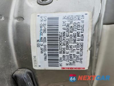 Zdjęcie 12 z 12 samochodu: 1998 TOYOTA CAMRY LE VIN:JT2BG22K0W0103788 - miniatura