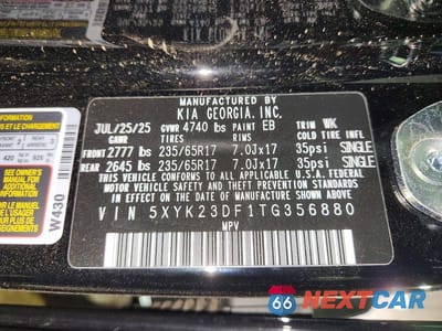 Zdjęcie 13 z 13 samochodu: 2026 KIA SPORTAGE LX VIN:5XYK23DF1TG356880 - miniatura