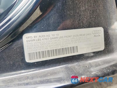 Zdjęcie 12 z 12 samochodu: 2011 AUDI A4 PREMIUM VIN:WAUAFAFL1BN028113 - miniatura