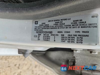 Zdjęcie 12 z 12 samochodu: 2012 CHEVROLET COLORADO LT VIN:1GCDSCFE1C8141665 - miniatura
