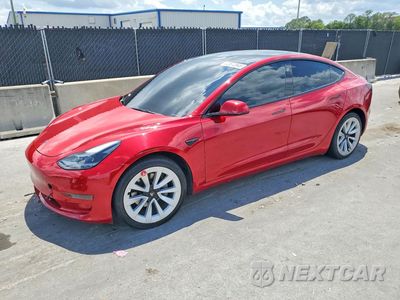 2022 TESLA MODEL 3 5YJ3E1EA2NF186798 - główne zdjęcie licytacji z USA - miniatura